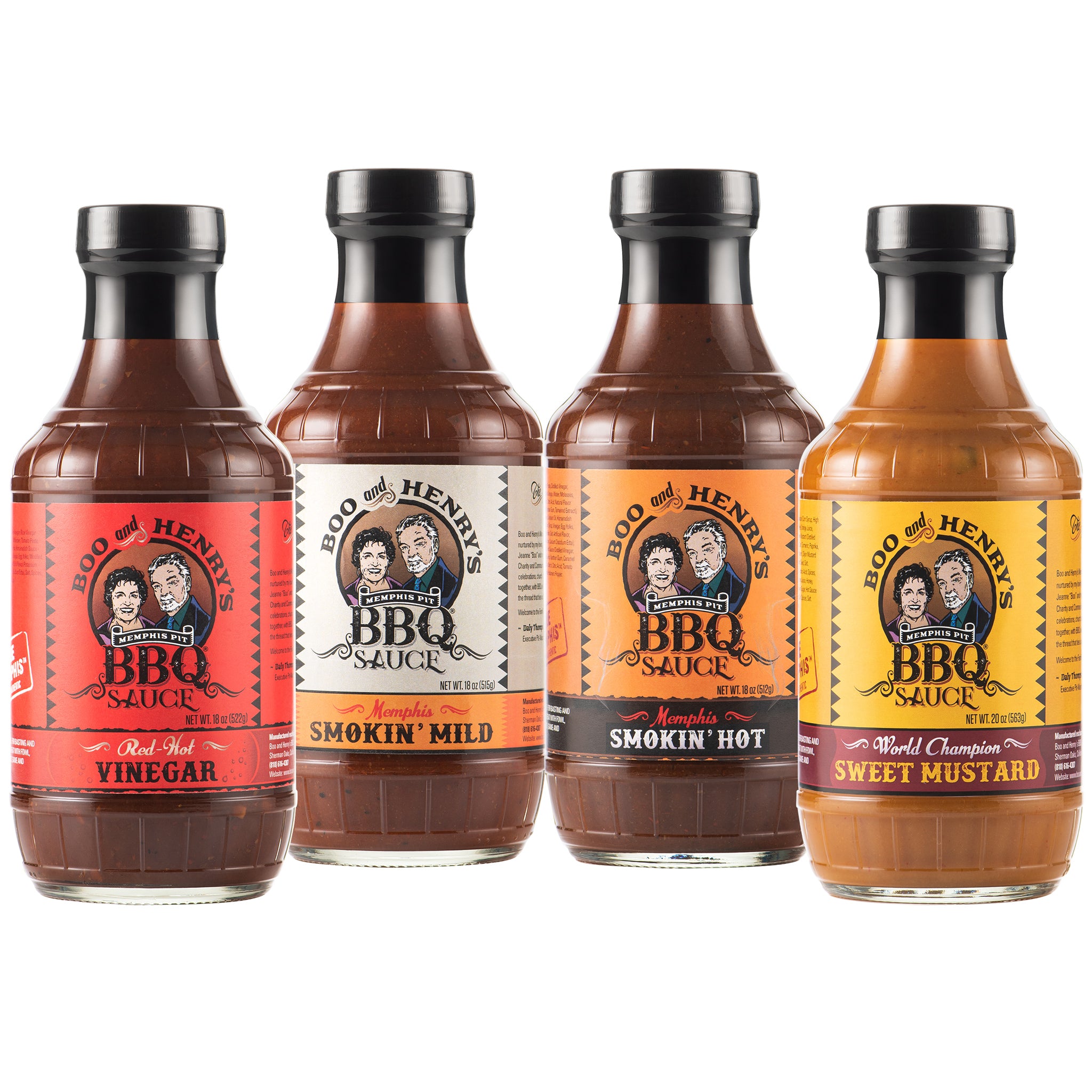 BBQ Sauce Variety 4 Pack