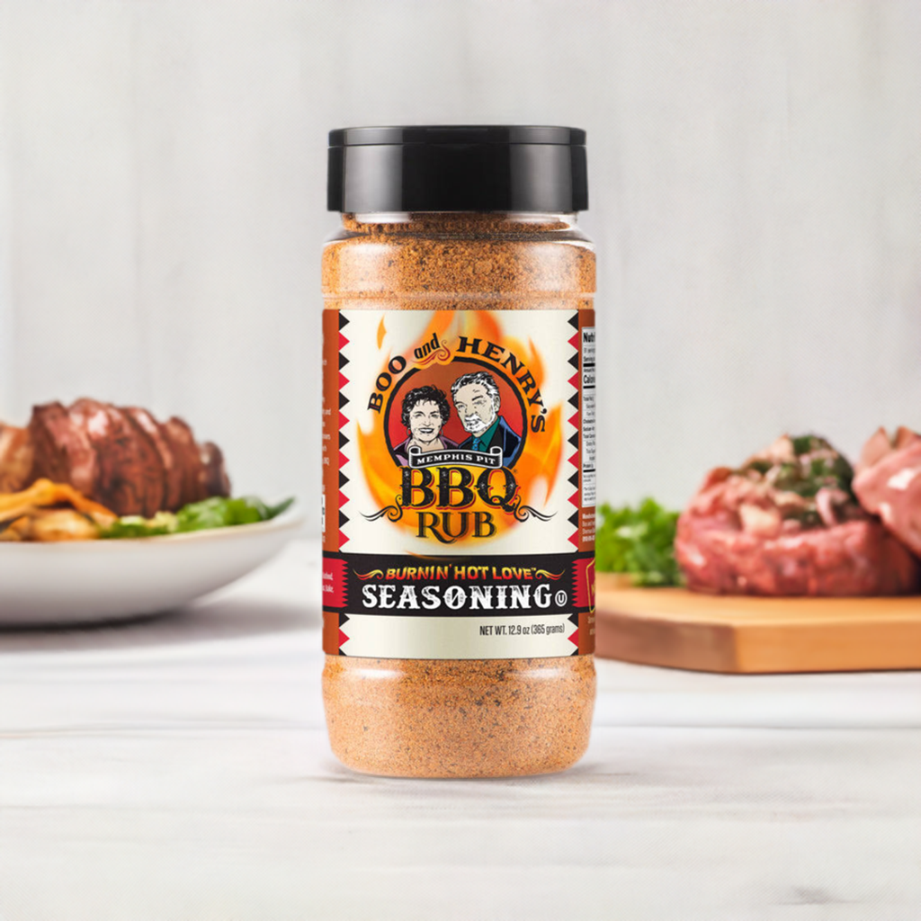 Burnin' Hot Love® BBQ Seasoning 4-Pack - Boo and Henry's BBQ® Products & Restaurant