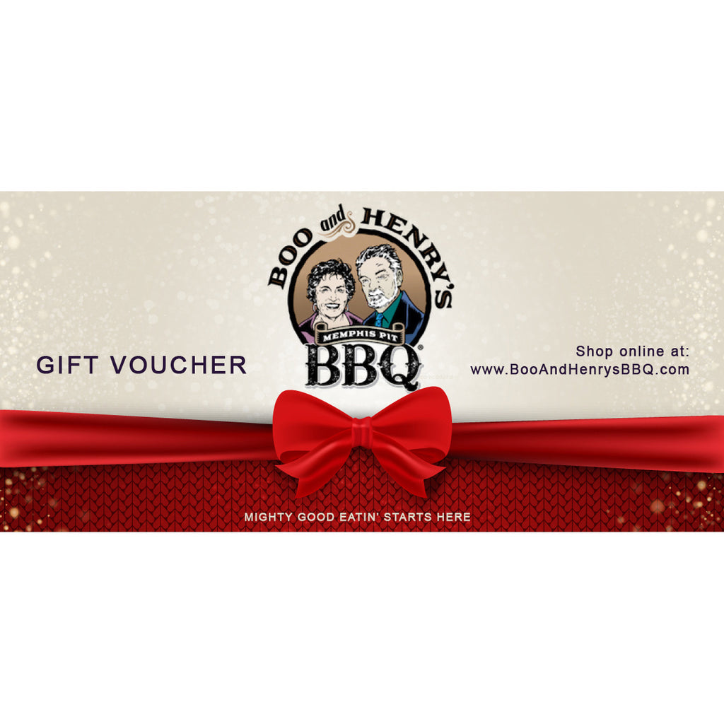 e-Gift Card for Boo and Henry's BBQ®
