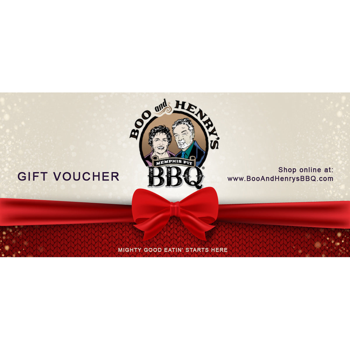 e-Gift Card for Boo and Henry's BBQ®