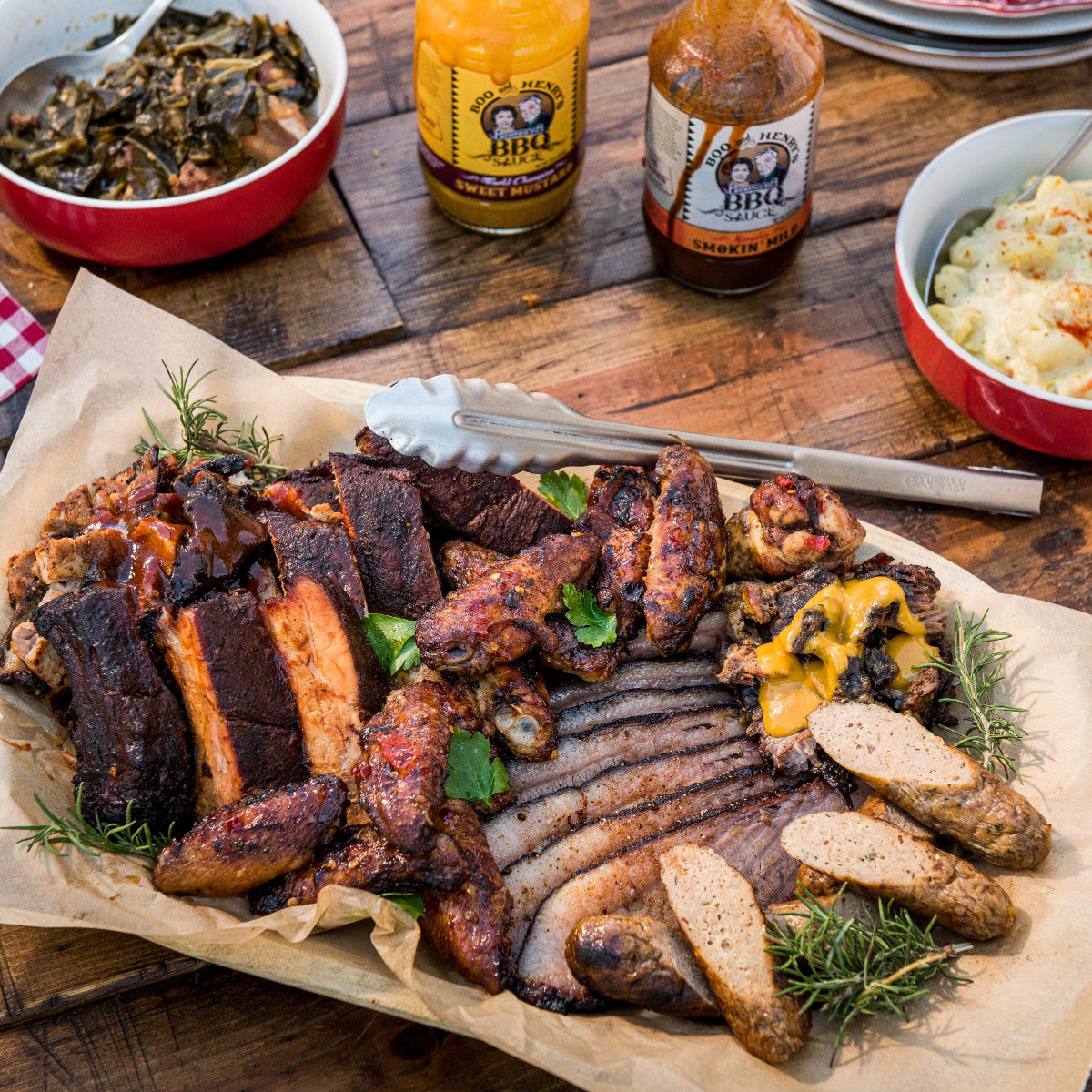 BBQ HOT Variety 4-Pack - Boo and Henry's BBQ ® Products & Restaurant