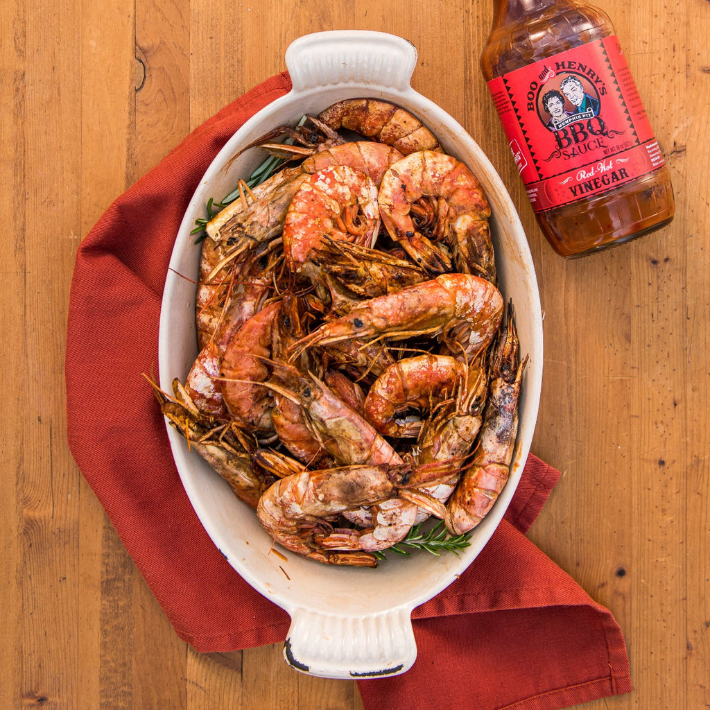 Red Hot Vinegar BBQ Sauce 4-Pack - Boo and Henry's BBQ ® Products & Restaurant