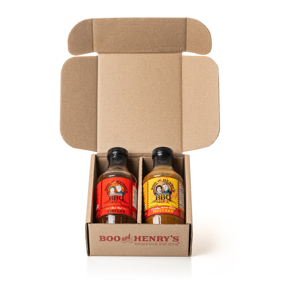 Carolina BBQ Sauce 2 Pack - Boo and Henry's BBQ ® Products & Restaurant