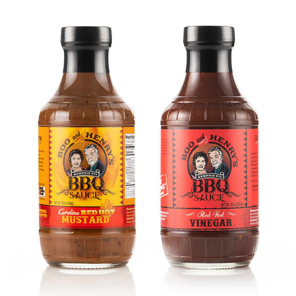 Carolina BBQ Sauce 2 Pack - Boo and Henry's BBQ ® Products & Restaurant