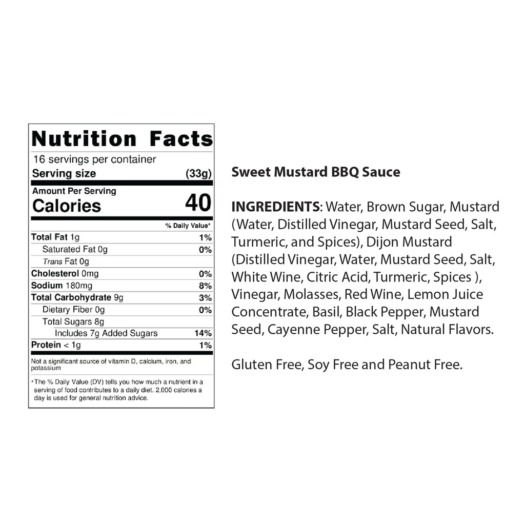 Mustard BBQ Sauce Variety 2-Pack - Boo and Henry's BBQ ® Products & Restaurant