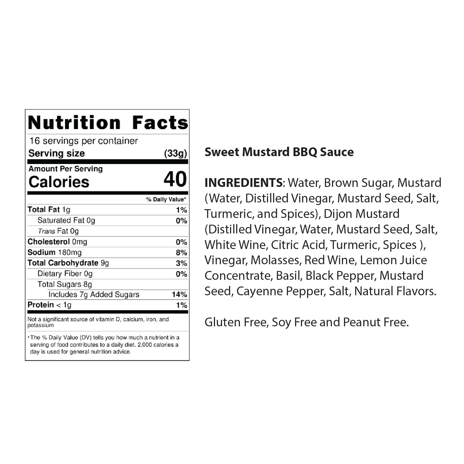 Mustard BBQ Sauce Variety 2-Pack