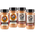 Boo and Henry's Rub Me Tender BBQ Seasoning and Burnin' Hot Love BBQ Seasoning Variety 4-Pack
