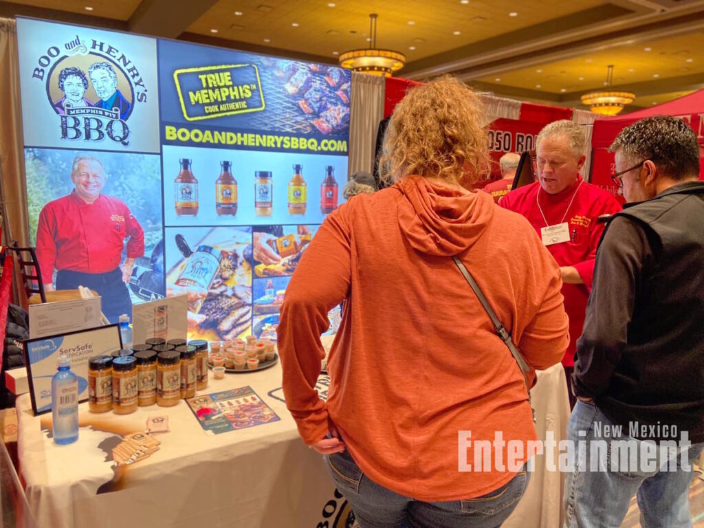 Boo and Henrys BBQ Launches at Fiery Foods Show with hot bites and visual display