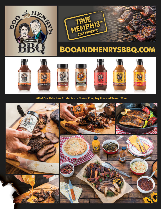 Boo and Henry's BBq 7-Product SELL SHEET NEW PRICES Feb. 2023 Cover