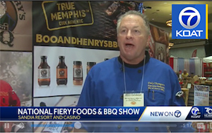 KOAT News 7 Interview with Daly Thompson III and other sponsors and exhibitors at the Fiery Foods & BBQ Show