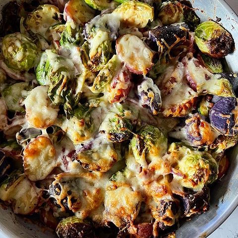 Brussel Sprouts + Potato Bake