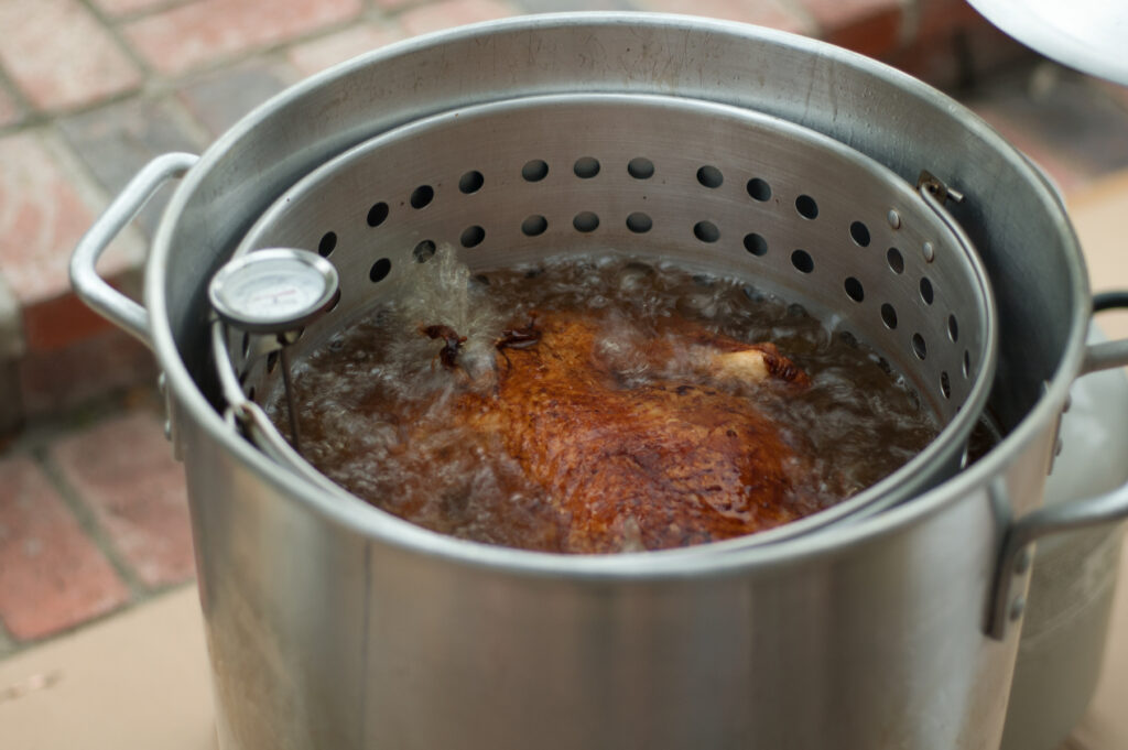 Boo and Henry's BBQ Cajun-Style Deep-Fried Turkey for Thanksgiving